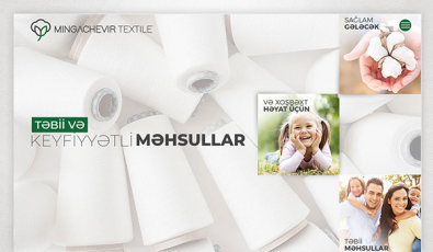 Mingachevir Textile Kurumsal Web Sitesi - Web Tasarımı 
