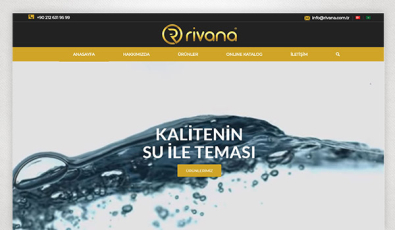 Rivana Armatür Corporate Website - Web Tasarımı 