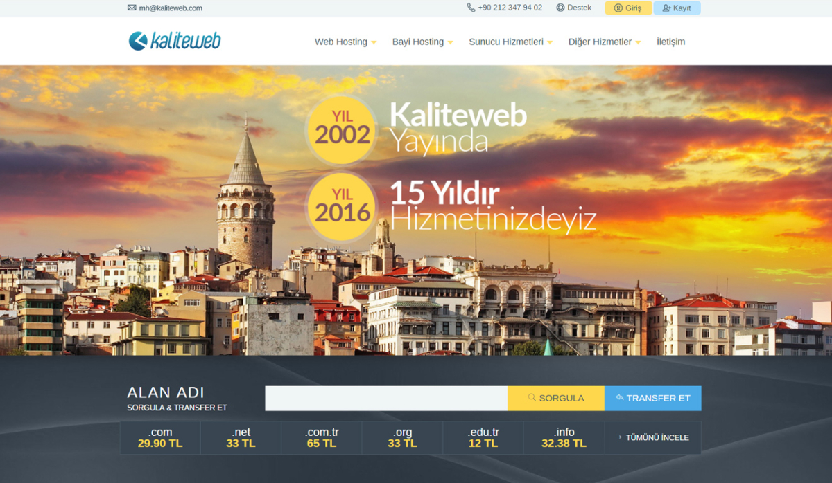 KaliteWeb KaliteWeb Hosting Site - Web Design
