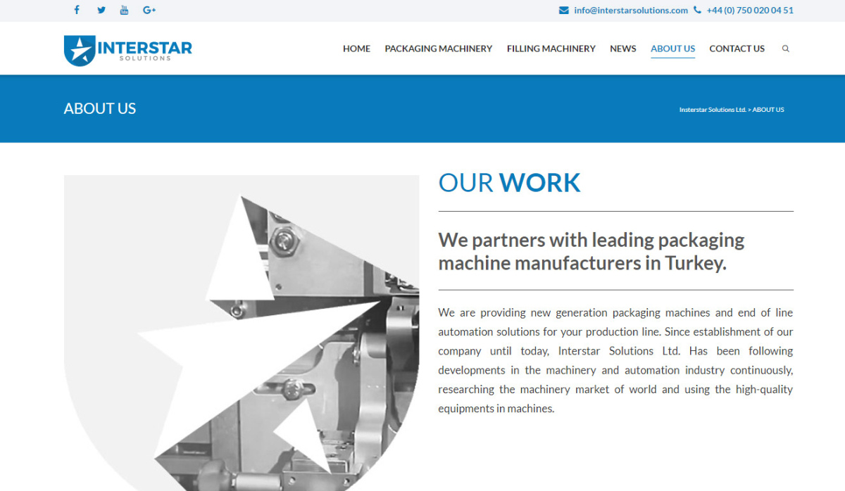 Interstar Solutions Web Site Design - Web Design