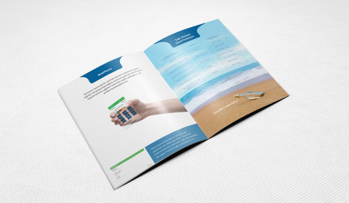 Telsam Telekomunikasyon Brochure Design - Graphic Design