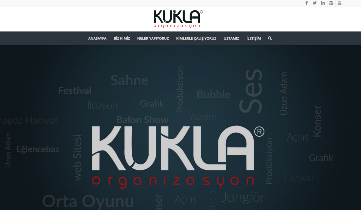 Kukla Organizasyon Website with Control Panel - Web Design