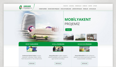 Emsan Mühendislik Website With Admin Panel - Web Tasarımı 