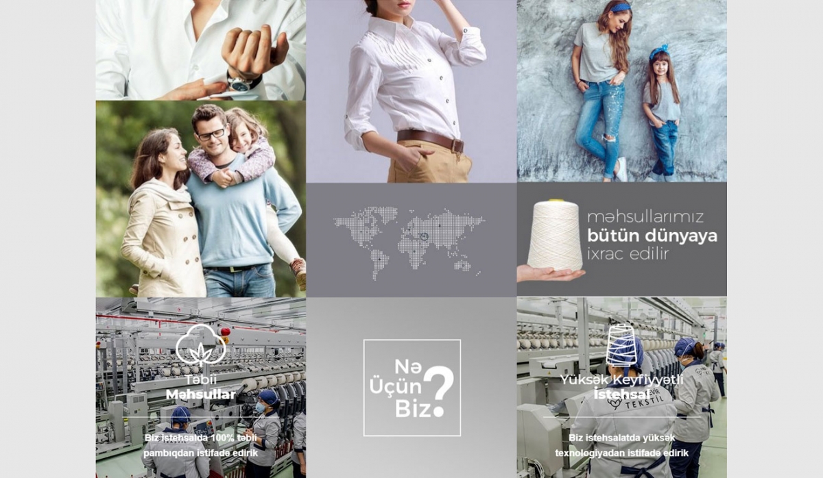Mingachevir Textile Corporate Website - Web Design