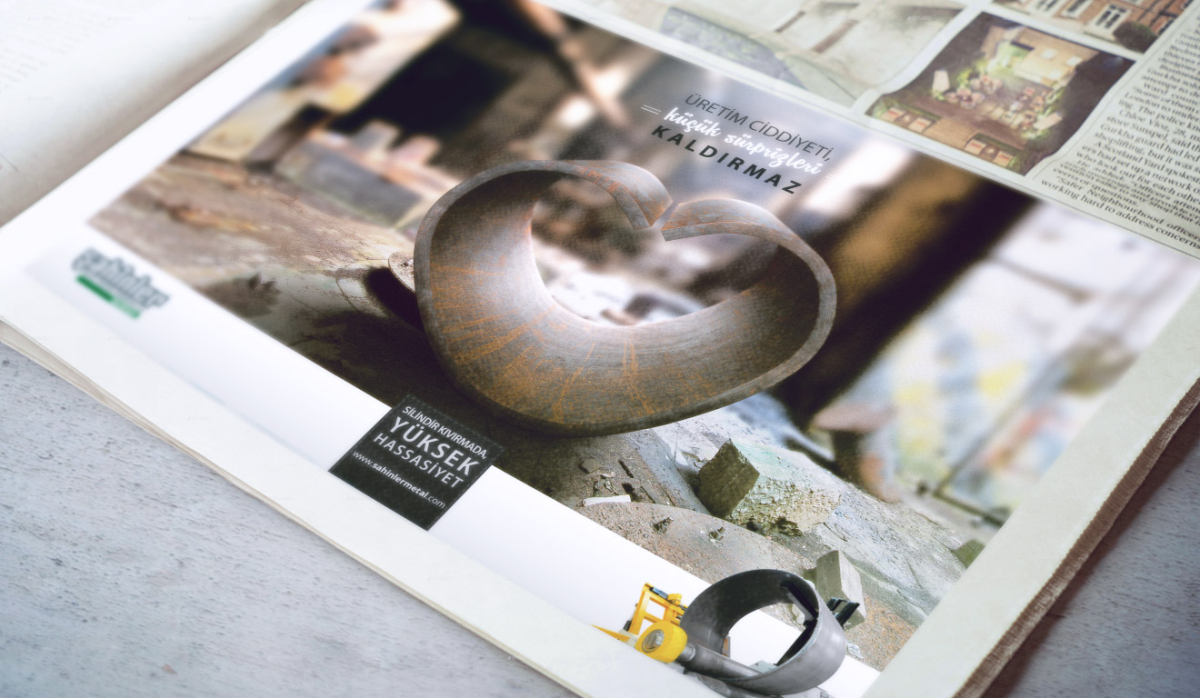 Şahinler Metal advertisement campaign - Precision - Graphic Design