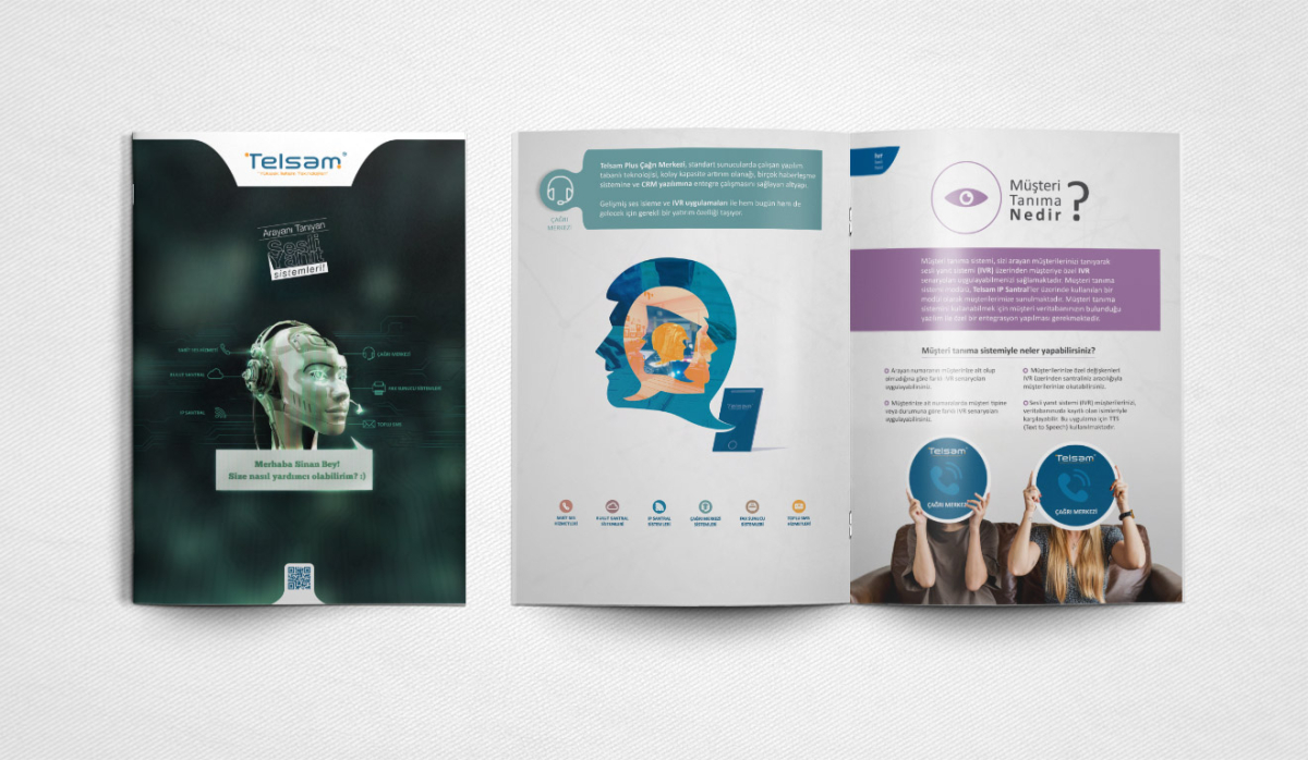Telsam Telekomunikasyon Brochure Design - Graphic Design
