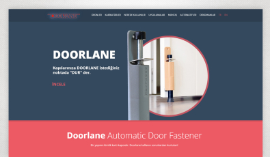 Doorlane Website with Admin Panel - Web Tasarımı 